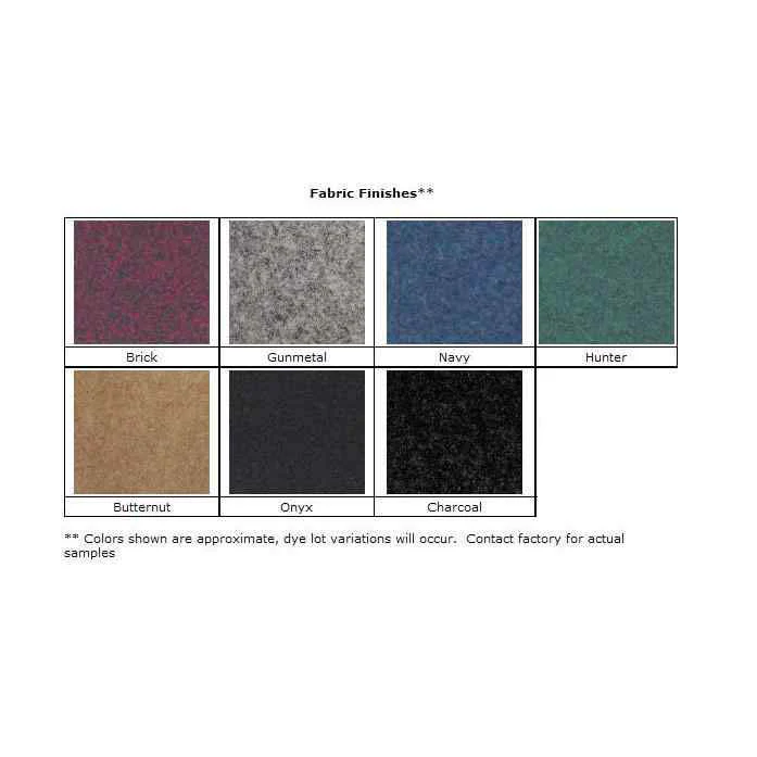 Sound-Craft CFLO-Gunmetal Convention Series 48"H Lectern with Gunmetal Carpet and Natural Oak Wood Trim - Image 3