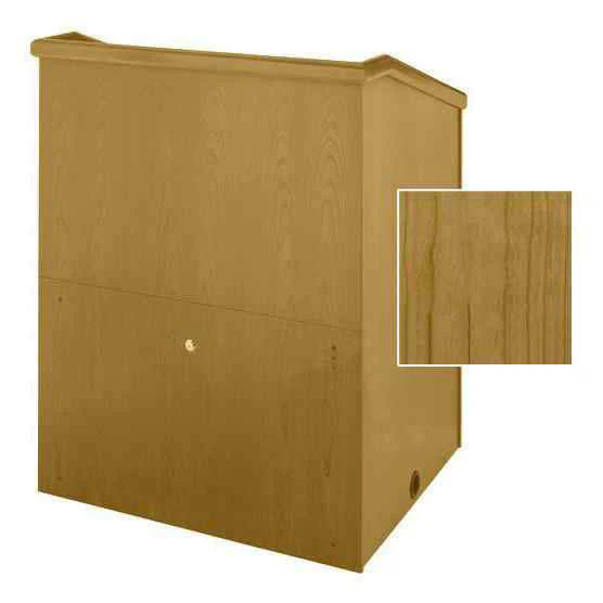 Sound-Craft MML48V-Natural Cherry Presenter Series 48"H x 48"W Multimedia Lectern with Natural Cherry Wood Veneer