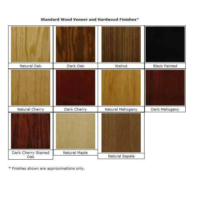 Sound-Craft SCV27-Natural Mahogany Classic Series 47"H x 27"W Square Corner Lectern with Natural Mahogany Wood Veneer - Image 3
