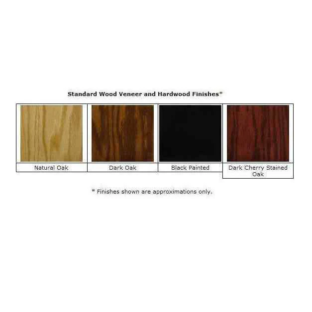Sound-Craft SML-2-Dark Cherry Intelligent Series 42.88"H Multimedia Workstation with Dark Cherry Stained Oak Wood Veneer - Image 3