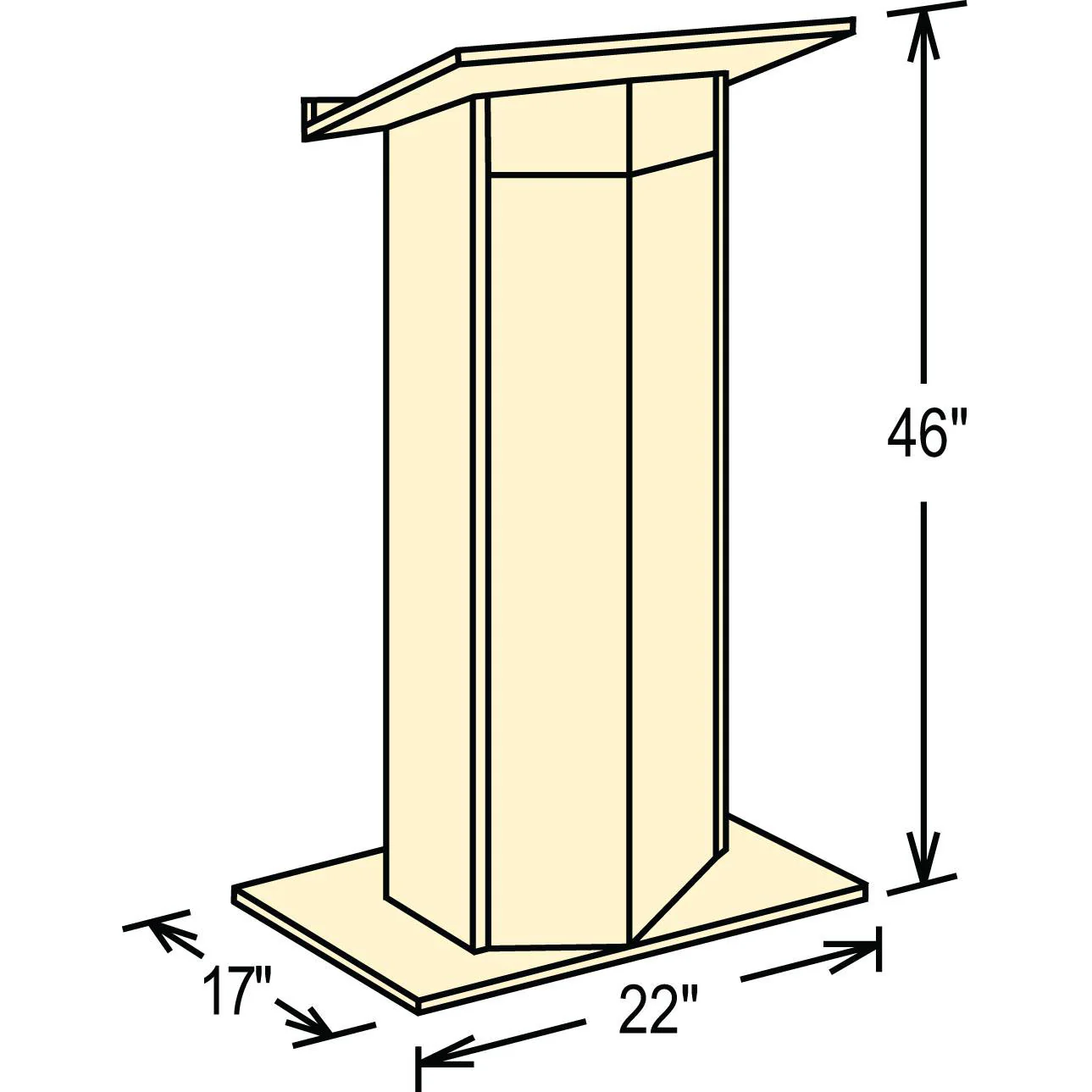 The Power Plus Lectern with Wireless Headset mic (Mahogany) - Image 4
