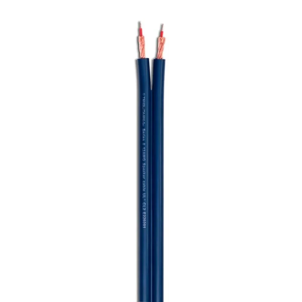Tributaries SP812UL-BL01S Series 8 BL01S In-Wall Rated Bulk Speaker Cable 12AWG Spool - Blue - (100ft)