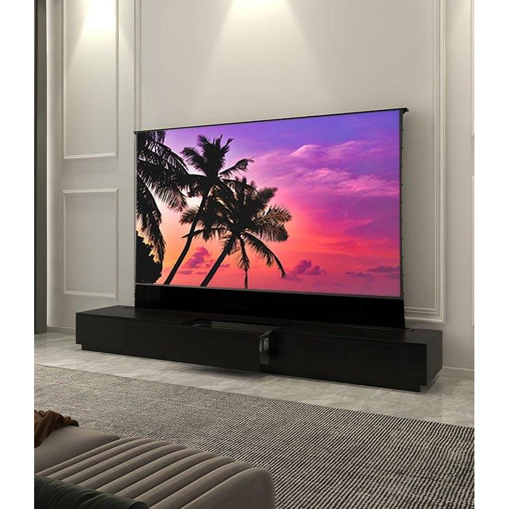 Vividstorm VC59MC120B Monte Carlo Motorized UST Laser TV Cabinet - Black - Image 3