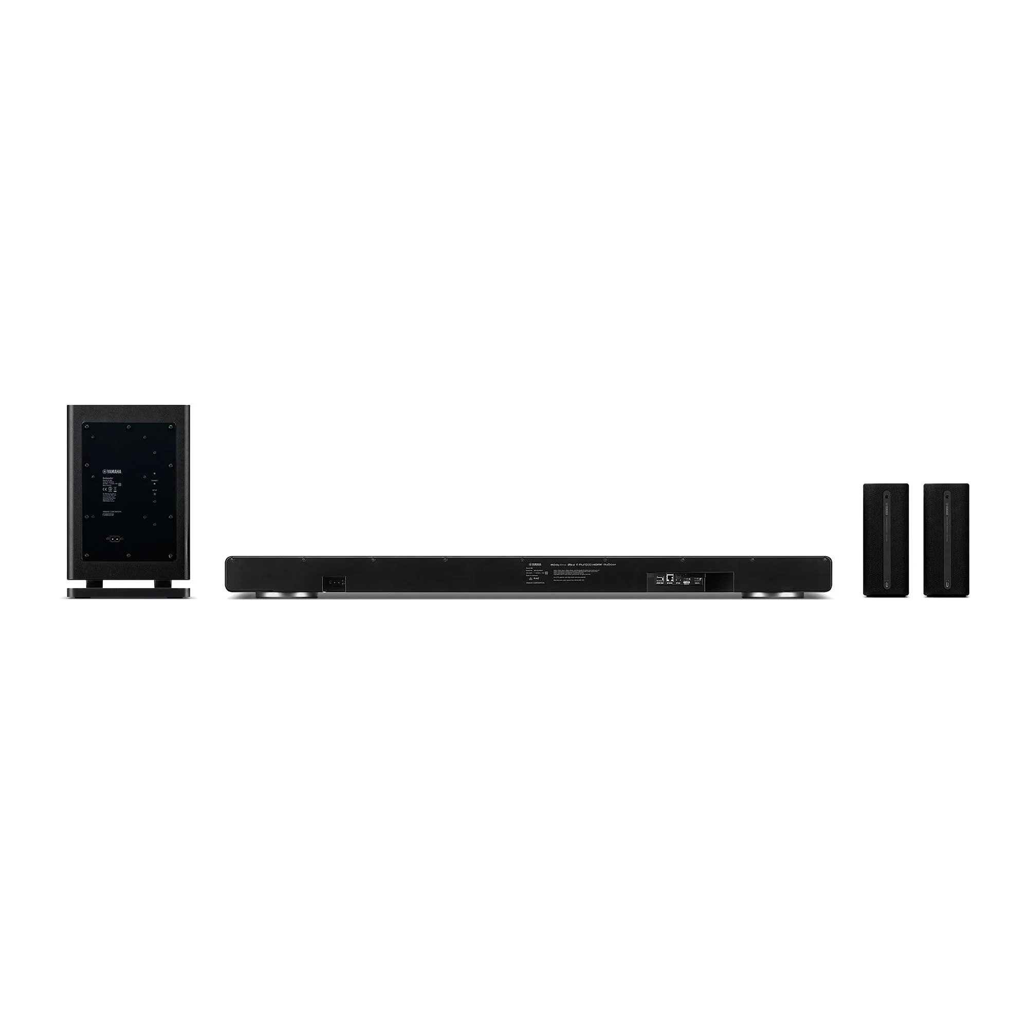 Yamaha SR-X90APKBL True X Surround 90A Powered 5.1.2-channel Dolby Atmos Sound Bar, Subwoofer, and Wireless Rear Speakers - Image 2