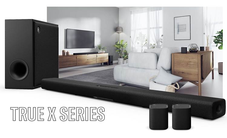 Yamaha True X Bar 40A (SR-X40A) Powered sound bar with built-in subwoofers, Wi-Fi, Bluetooth, and Dolby Atmos - SR-X40ABL - Image 5