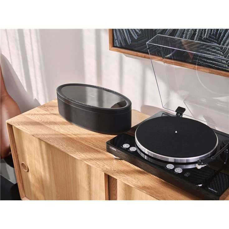 Yamaha TT-N503 MusicCast VINYL 500 Manual belt-drive turntable with Wi-Fi, Bluetooth and MusicCast, plus built-in phono preamp and pre-mounted cartridge (Black) - TT-N503BL - Image 2
